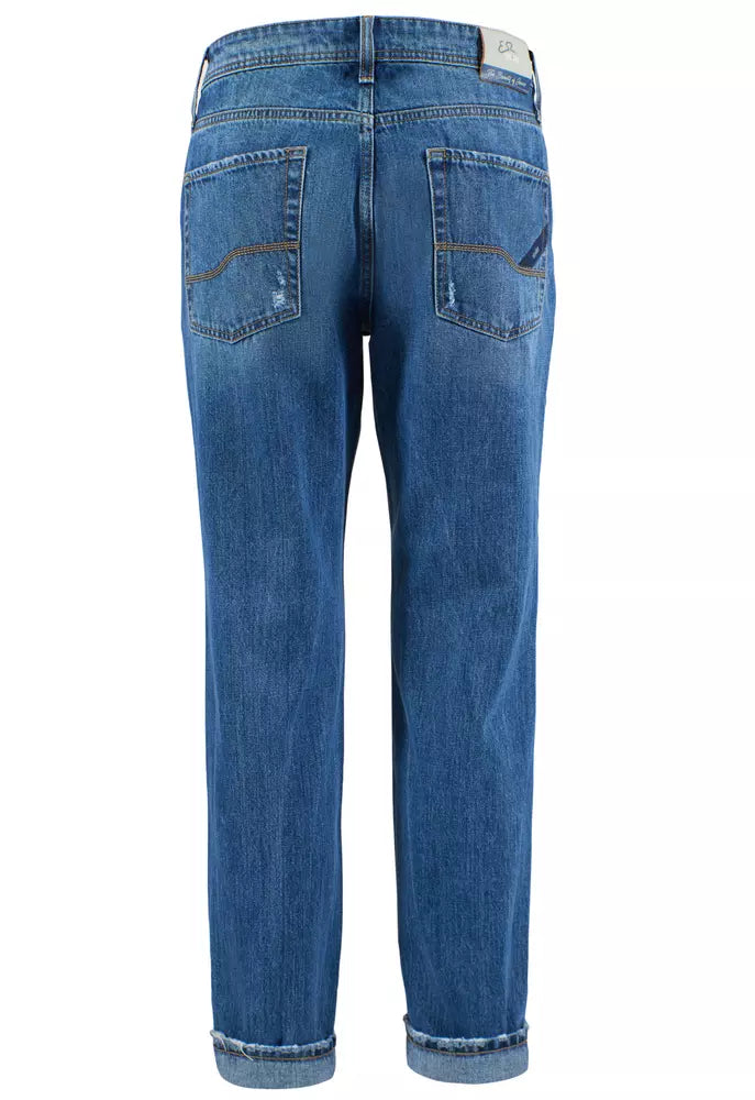 Yes Zee Blå Bomuld Herrejeans