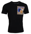 Dolce & Gabbana Chic Sort Bomulds-T-shirt til den Moderne Mand