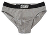 Dsquared² Elegante Grå Bomulds Stretch Trusser