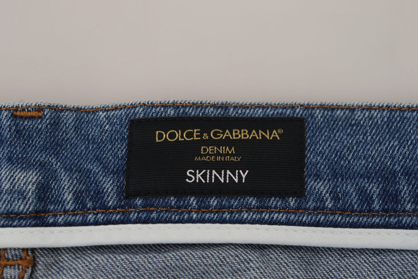 Dolce & Gabbana Udsøgte Italienske Skinny Denim Jeans