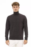 Alpha Studio Brun Cashmere Herretrøje med rullekrave