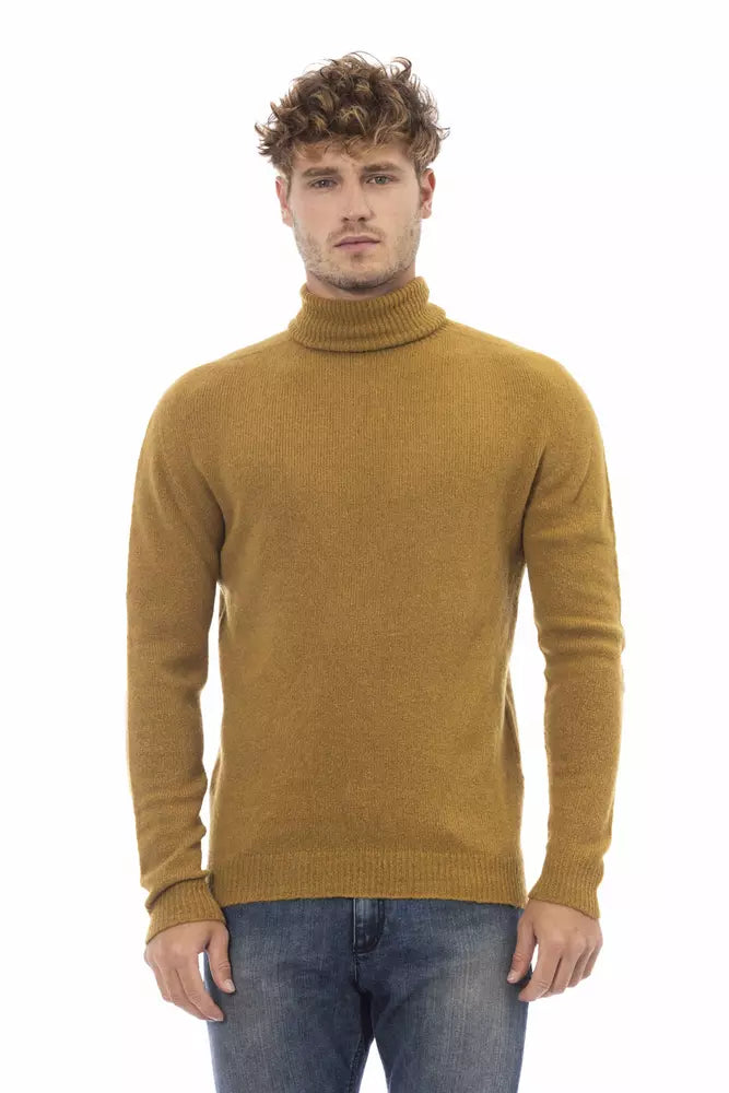 Alpha Studio Brun Alpaca Herretrøje