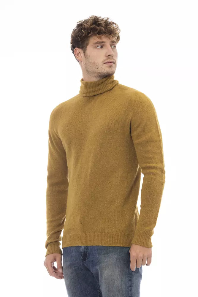 Alpha Studio Brun Alpaca Herretrøje