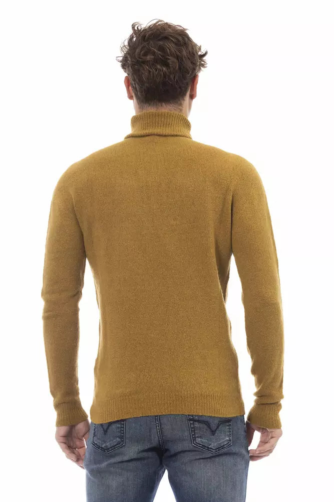 Alpha Studio Brun Alpaca Herretrøje