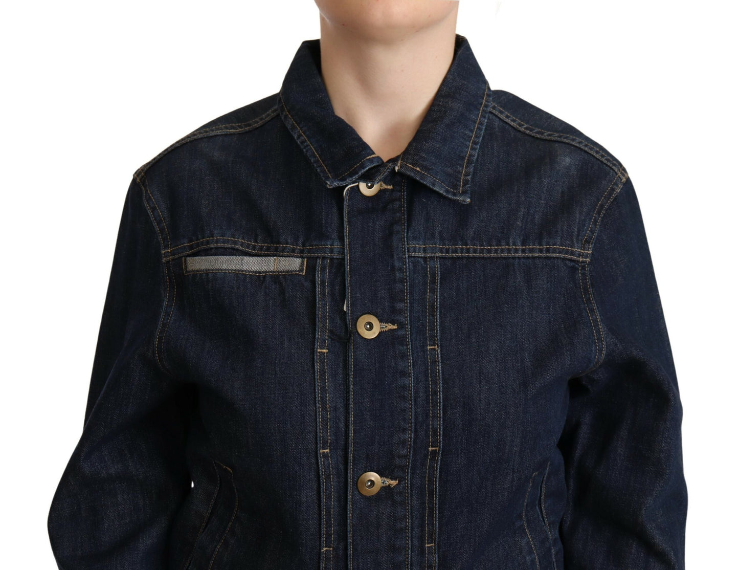 Master Coat Chic mørkeblå denimjakke
