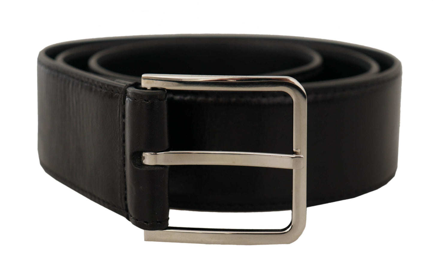 Dolce & Gabbana Elegant Læderbælte med Metalspænde