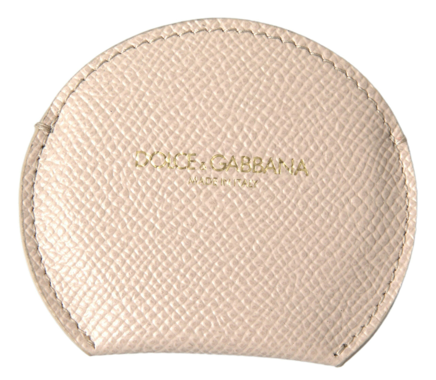 Dolce & Gabbana Elegant Spejlholder i Kalveskind og Læder