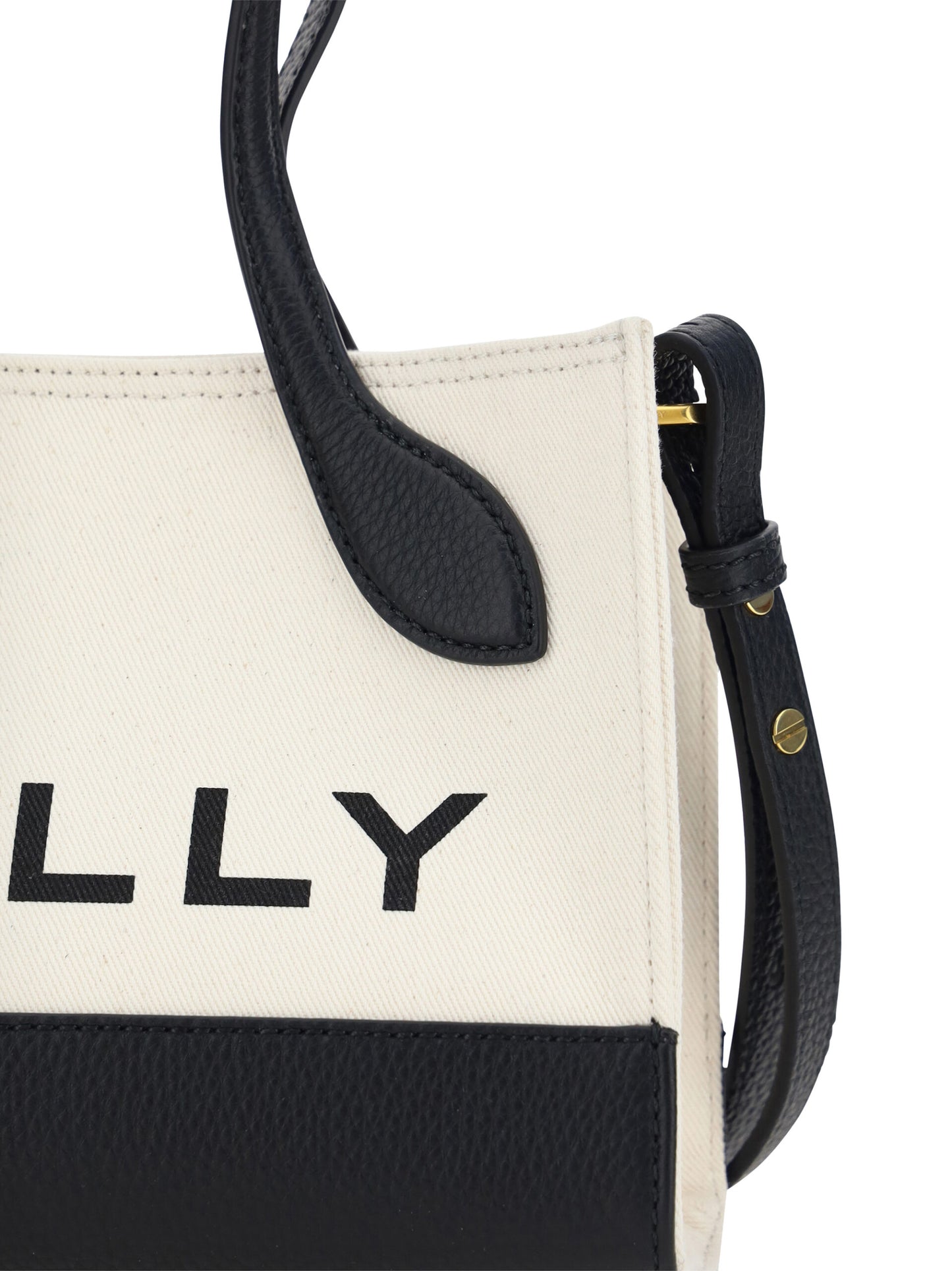 Bally Chic Kontrast Mini Læder Håndtaske