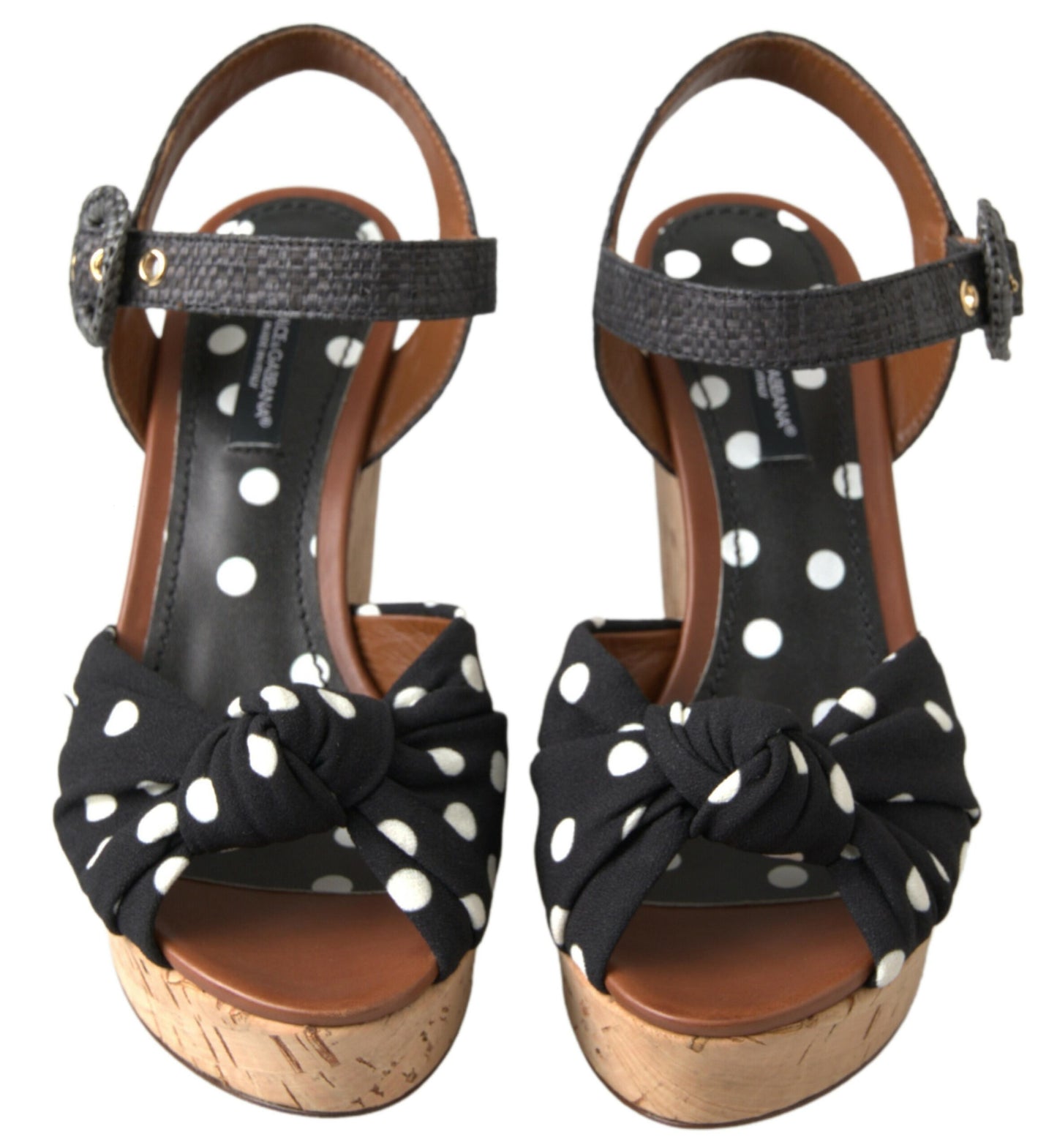 Dolce & Gabbana Chic Polka-Dotted Ankelrem Kilesko