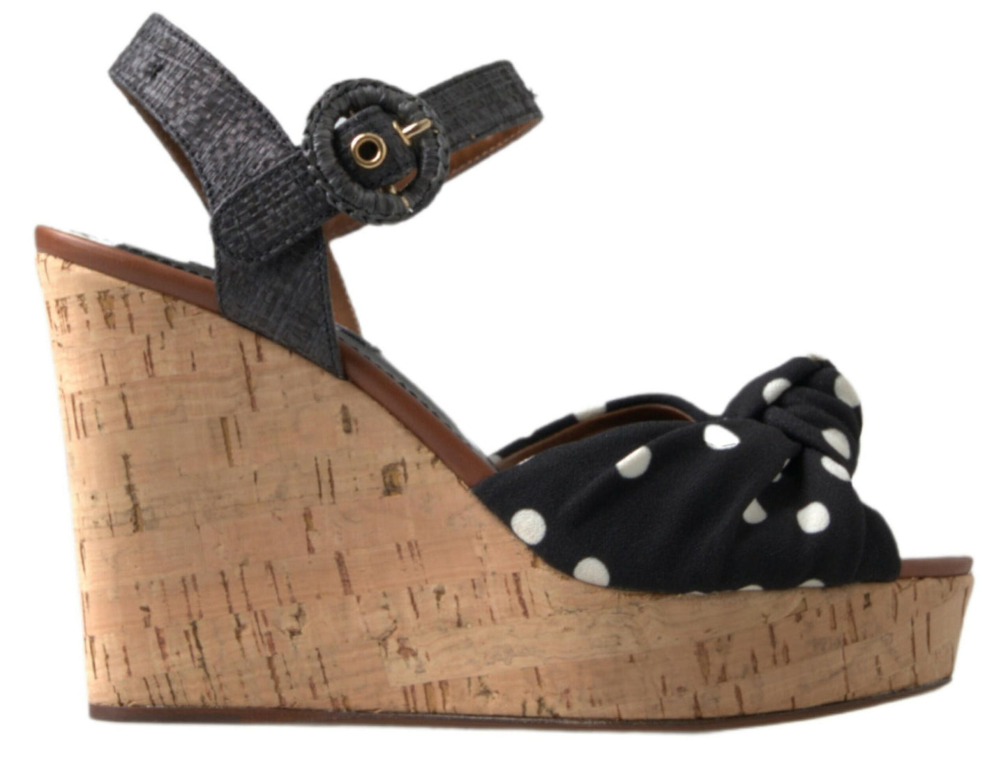 Dolce & Gabbana Chic Polka-Dotted Ankelrem Kilesko