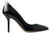Dolce & Gabbana Elegante Pumps i Laklæder med Høje Hæle