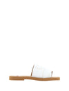 Chloé Elegant Hvide Bomuldssandaler