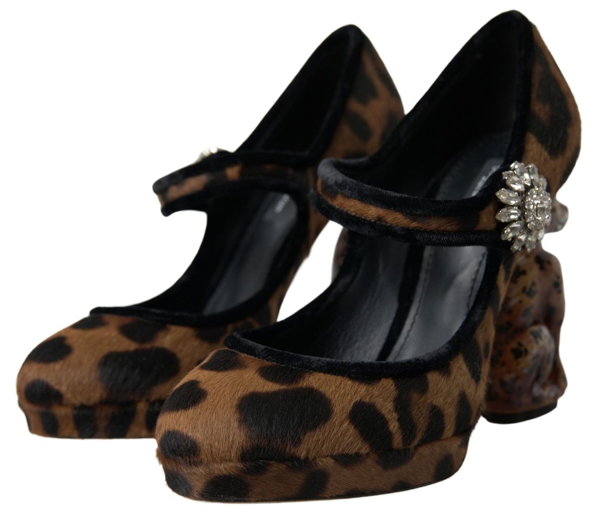 Dolce & Gabbana Elegante Leopardhæl-pumps for Chic Sofistikation