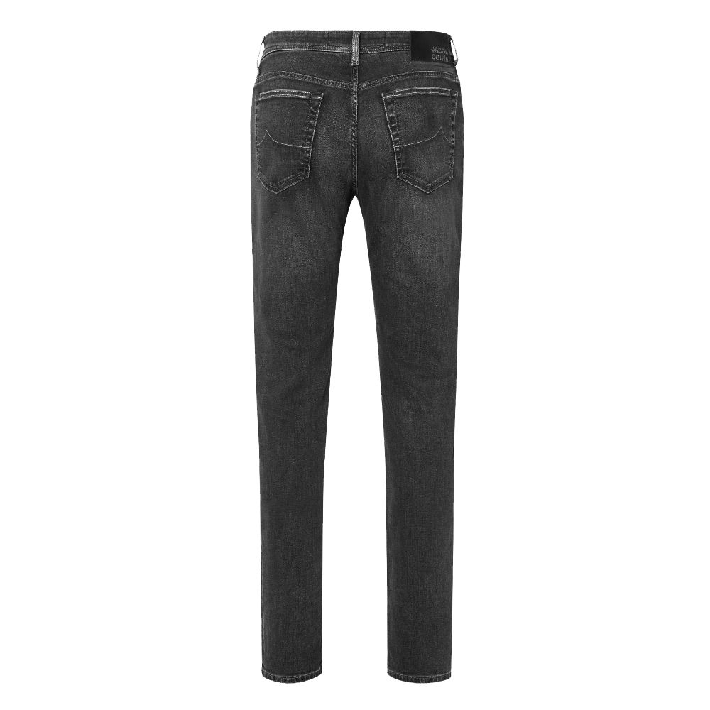 Jacob Cohen Elegante Slim Fit Sorte Stretch Jeans