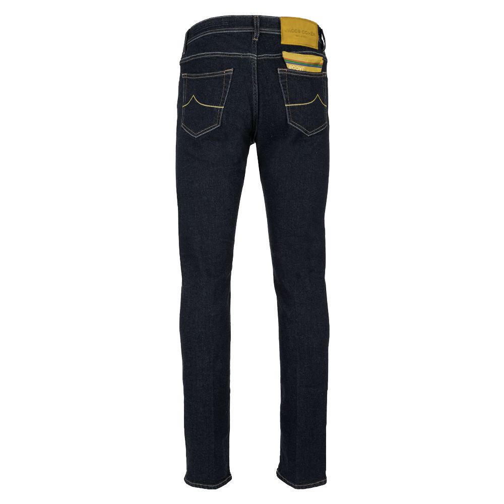 Jacob Cohen Elegante Slim Fit Mørkeblå Designer Jeans