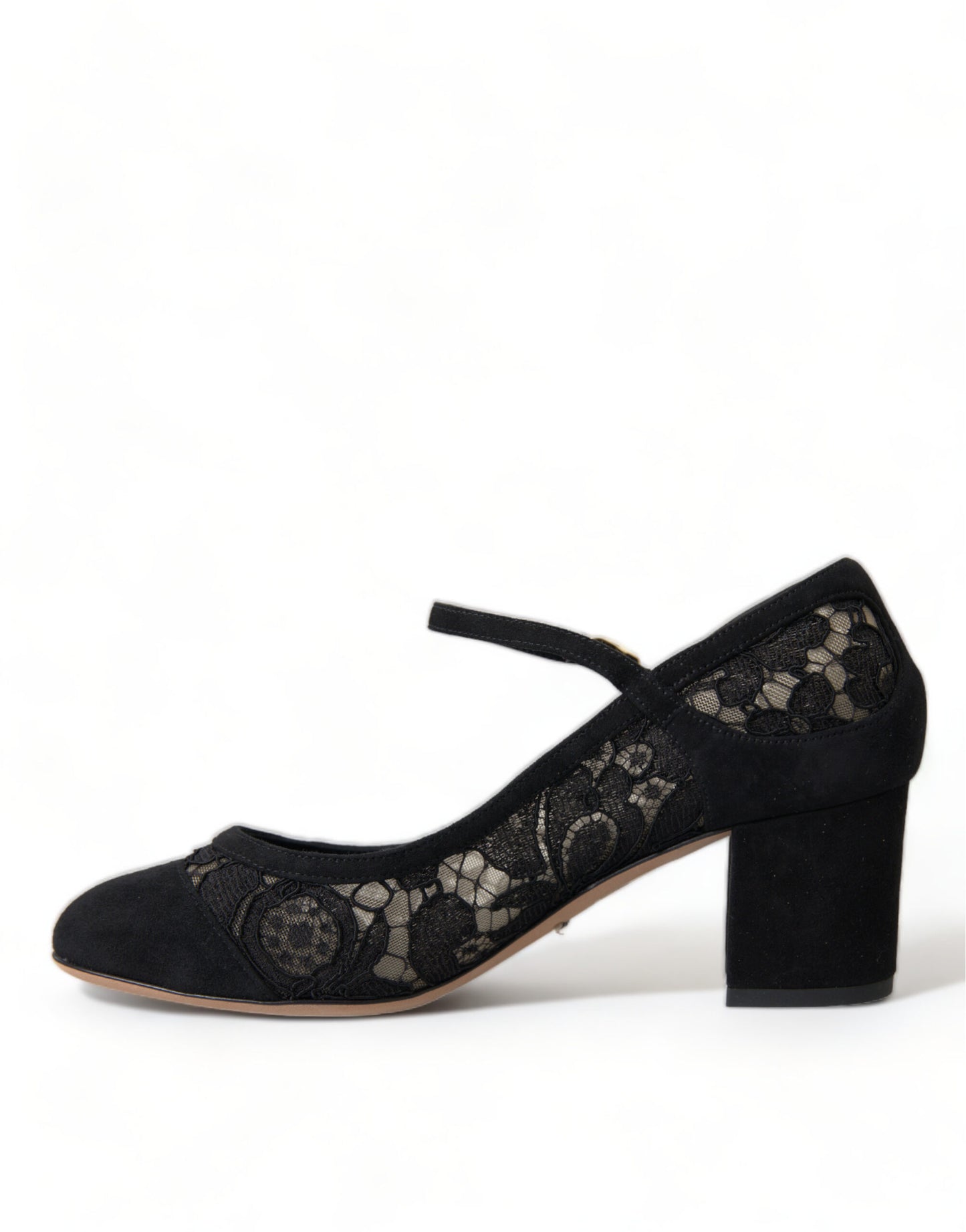 Dolce & Gabbana Elegante Ruskinds Mary Jane-hæle med Blonde
