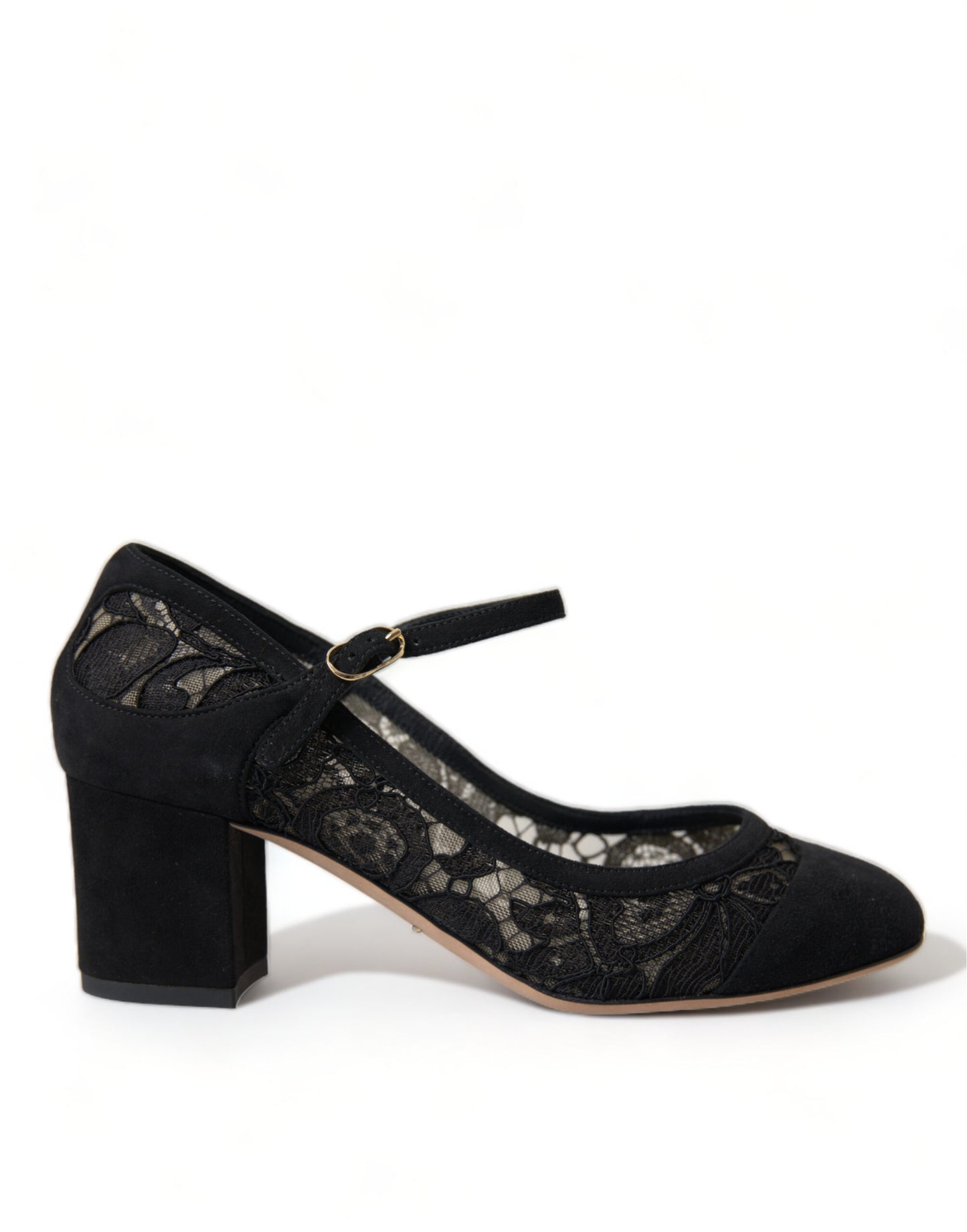 Dolce & Gabbana Elegante Ruskinds Mary Jane-hæle med Blonde