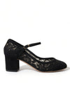 Dolce & Gabbana Elegante Ruskinds Mary Jane-hæle med Blonde