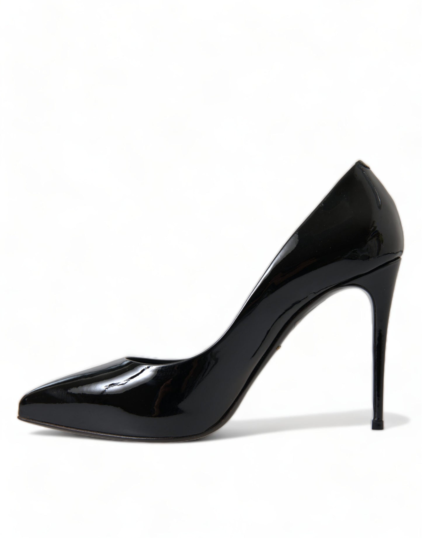 Dolce & Gabbana Elegante Sorte Patent Stilettohæle