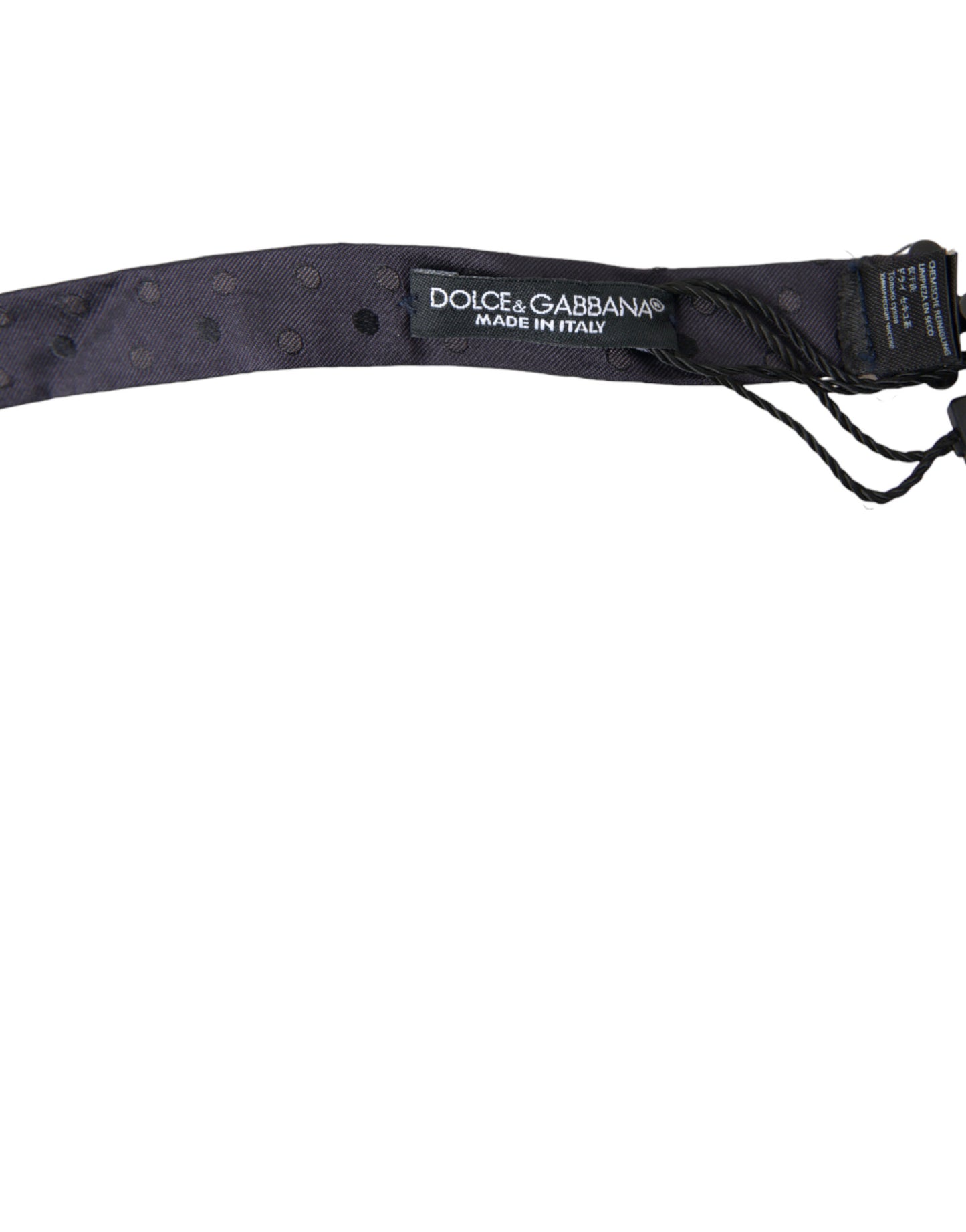 Dolce & Gabbana Elegant Silkebutterfly med Polkaprikker