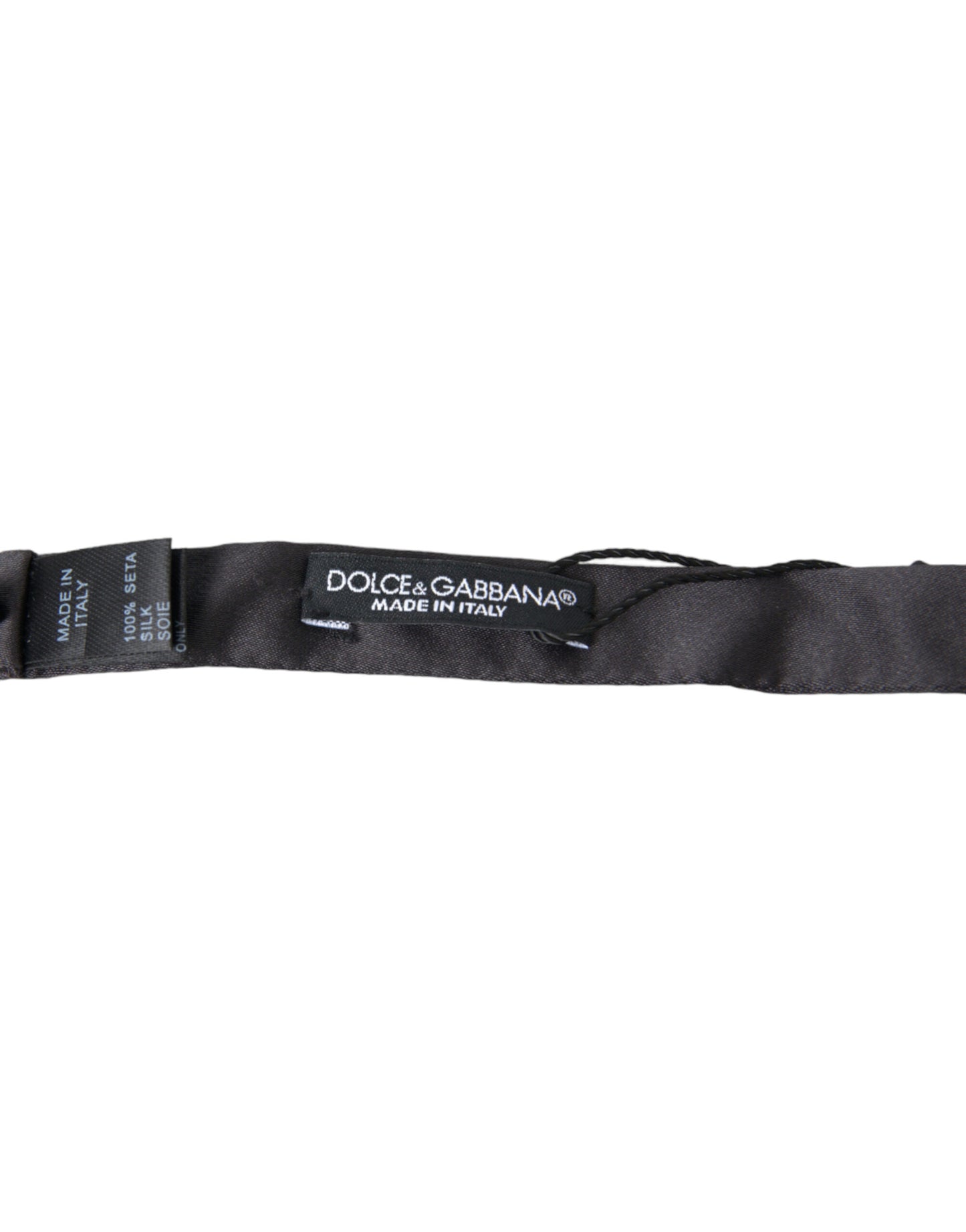 Dolce & Gabbana Elegant Antracit Silke Butterfly