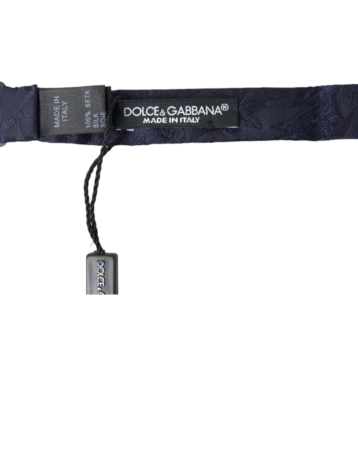 Dolce & Gabbana Elegant Silke Blå Butterfly