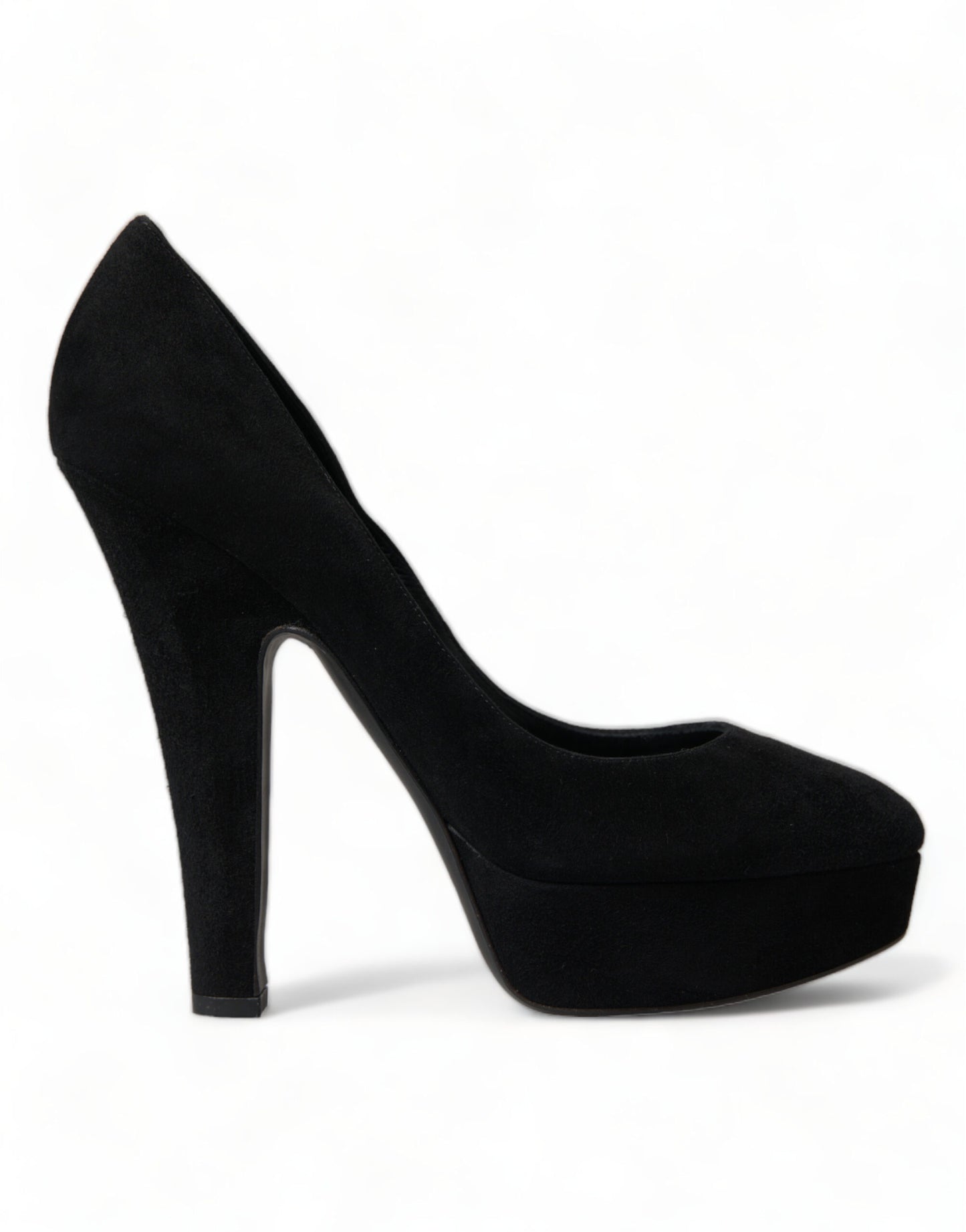 Dolce & Gabbana Sorte Ruskinds Pumps Med Hæle Sofistikeret Stil