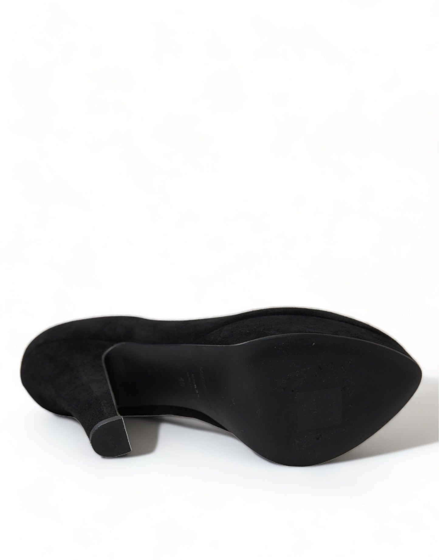 Dolce & Gabbana Sorte Ruskinds Pumps Med Hæle Sofistikeret Stil