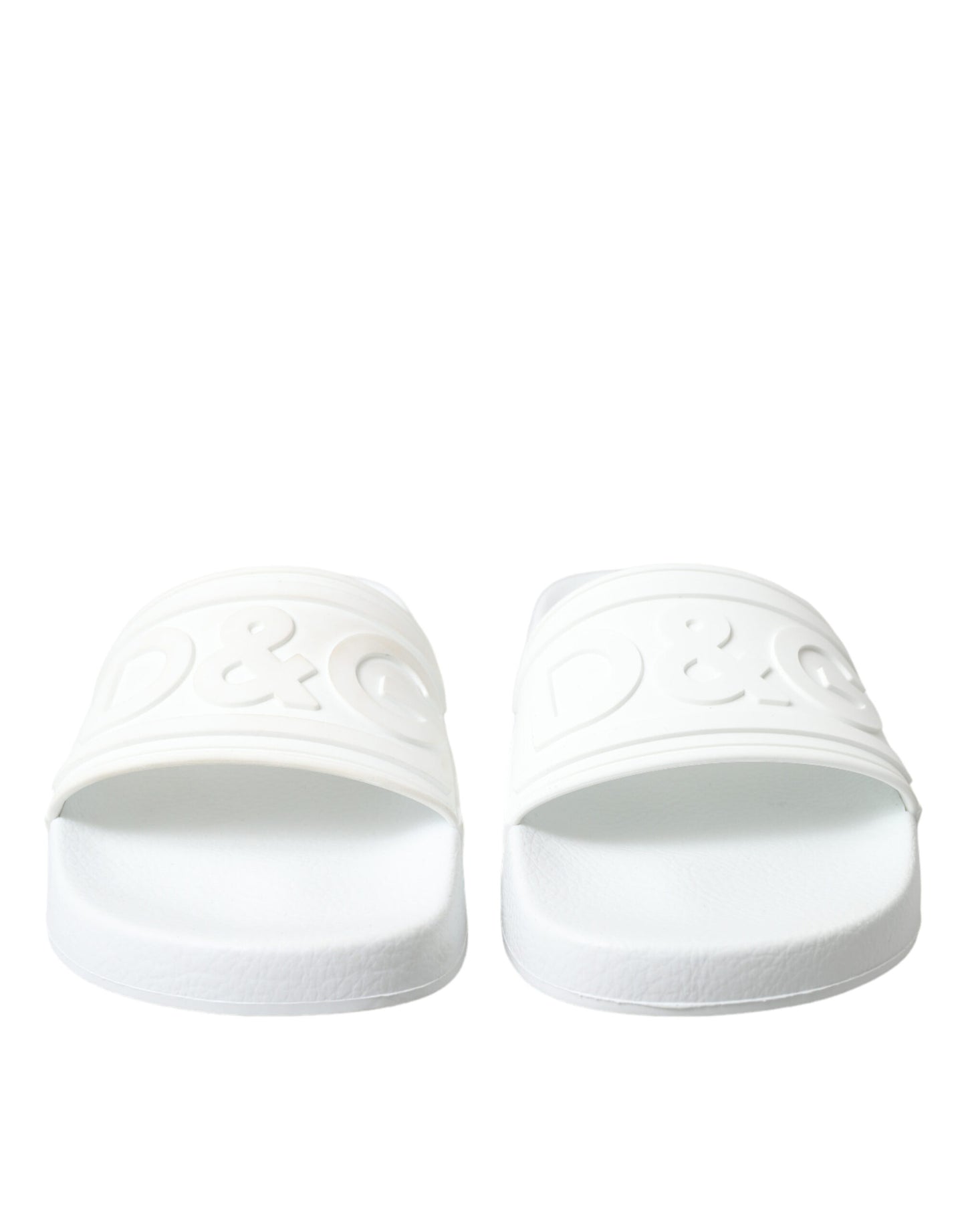 Dolce & Gabbana Elegante Hvide Logo Slides