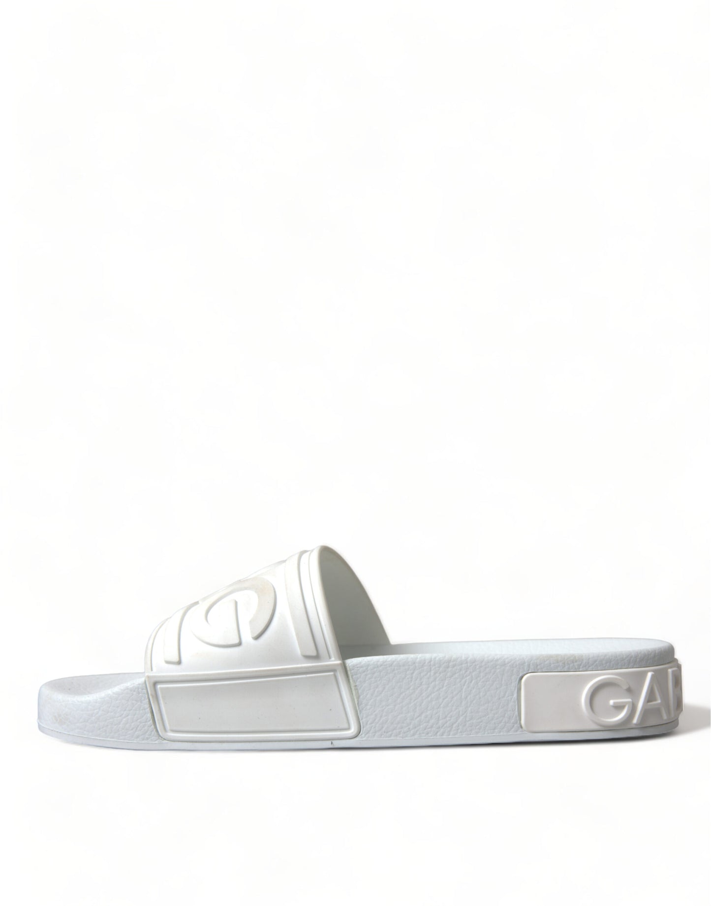 Dolce & Gabbana Elegante Hvide Logo Slides