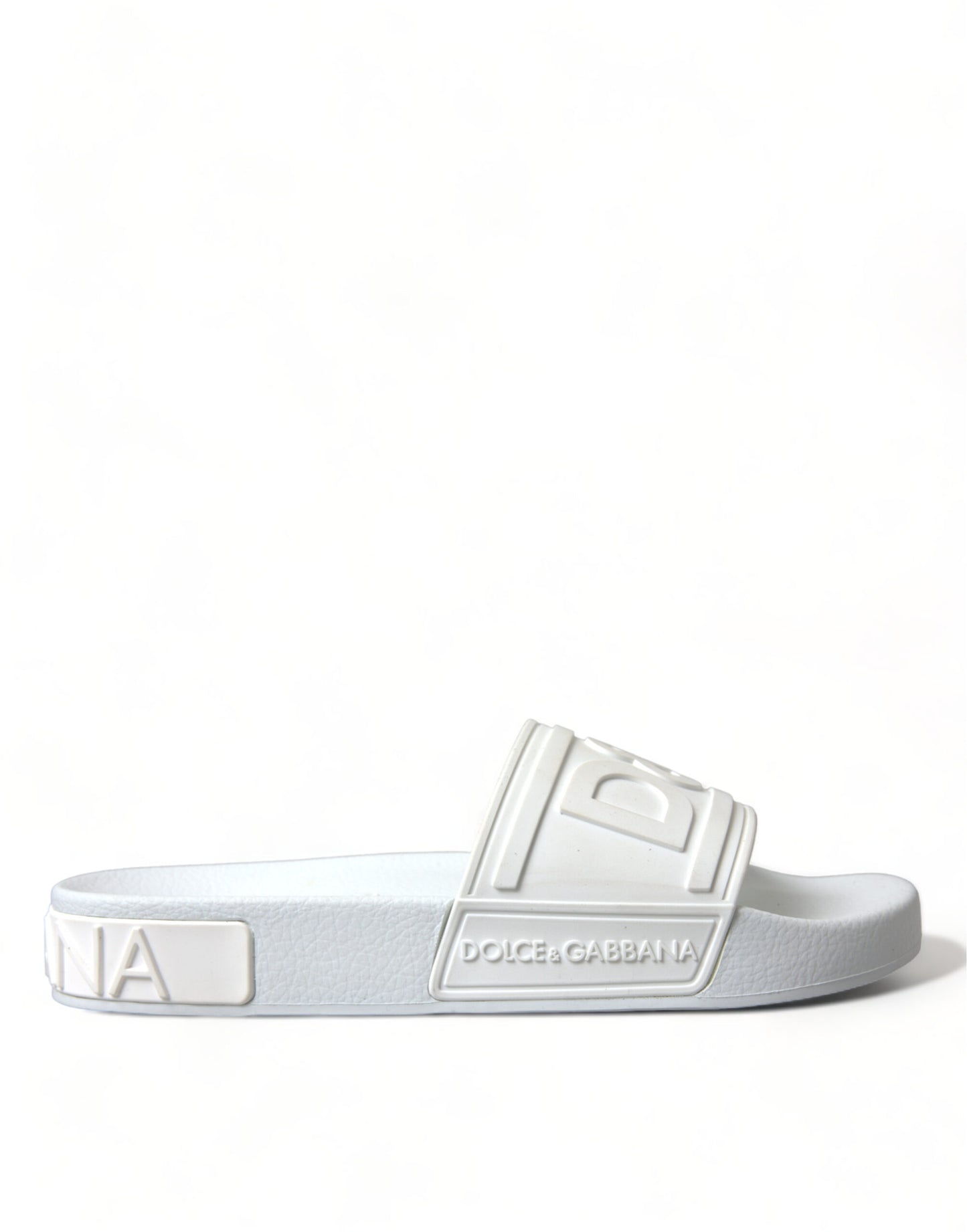 Dolce & Gabbana Elegante Hvide Logo Slides