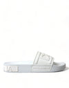 Dolce & Gabbana Elegante Hvide Logo Slides