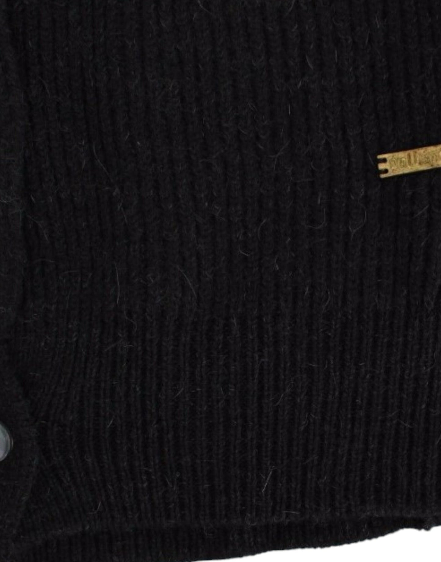 John Galliano Chic uldcardigan med gennemsigtig ryg