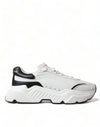 Dolce & Gabbana Chic Sort & Hvide Daymaster Lædersneakers