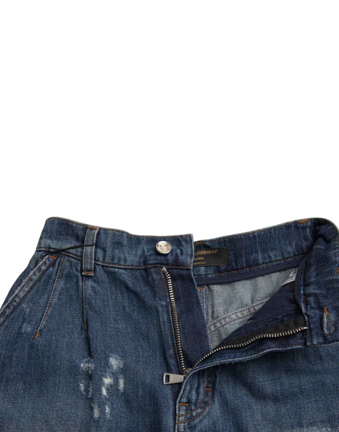 Dolce & Gabbana Chic højtaljede denim hotpants shorts