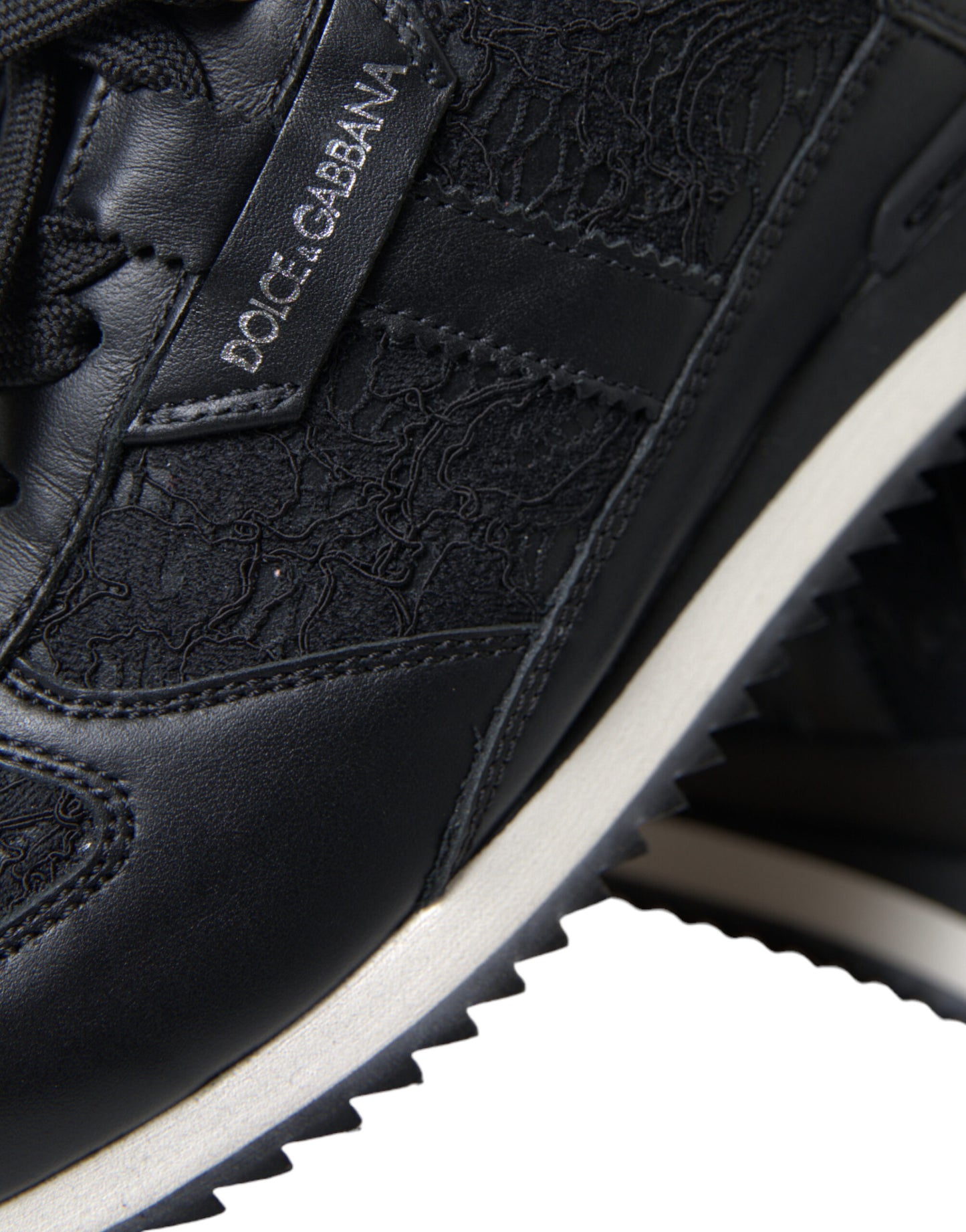 Dolce & Gabbana Elegante Sorte Klassiske Sneakers