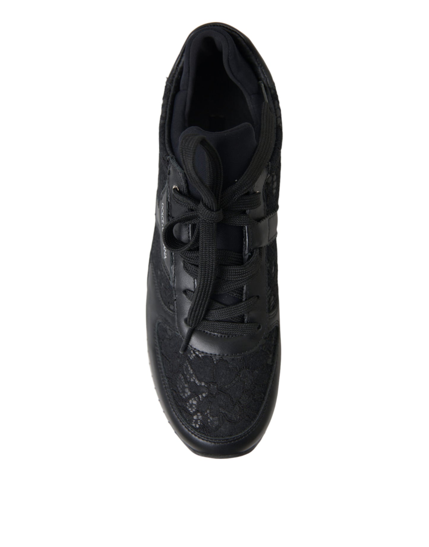 Dolce & Gabbana Elegante Sorte Klassiske Sneakers