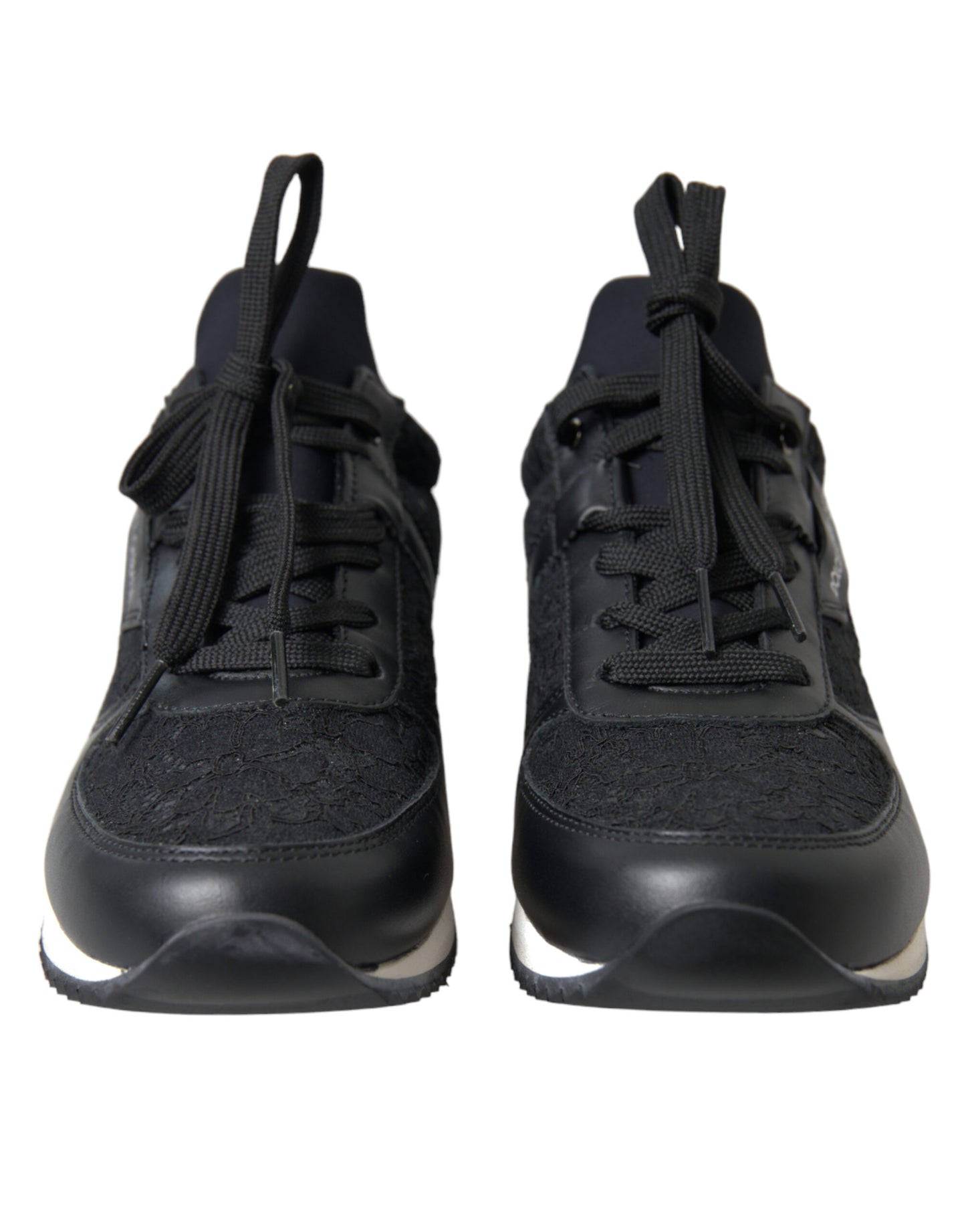 Dolce & Gabbana Elegante Sorte Klassiske Sneakers