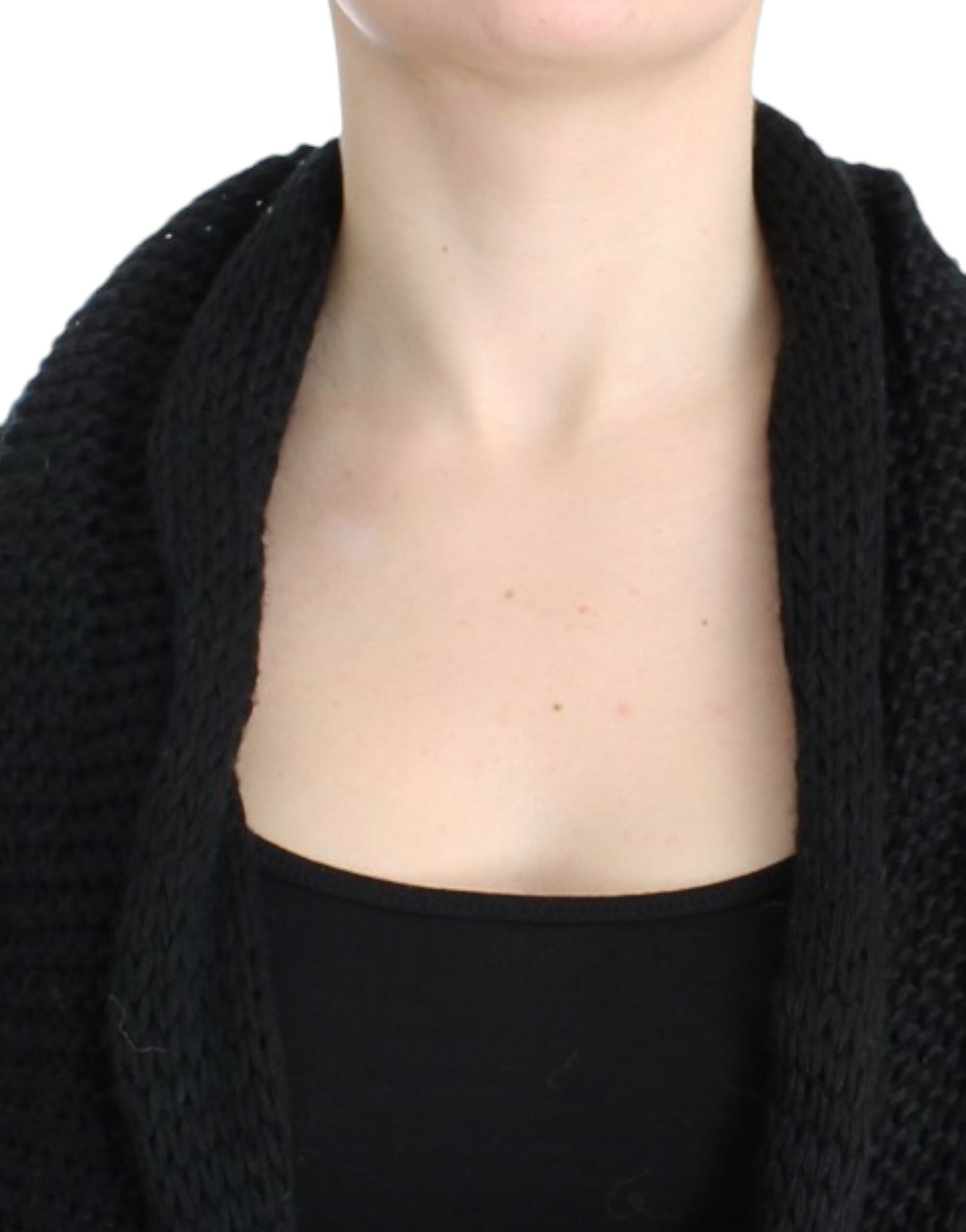 Costume National Chic Ærmeløs Strikket Vest Cardigan