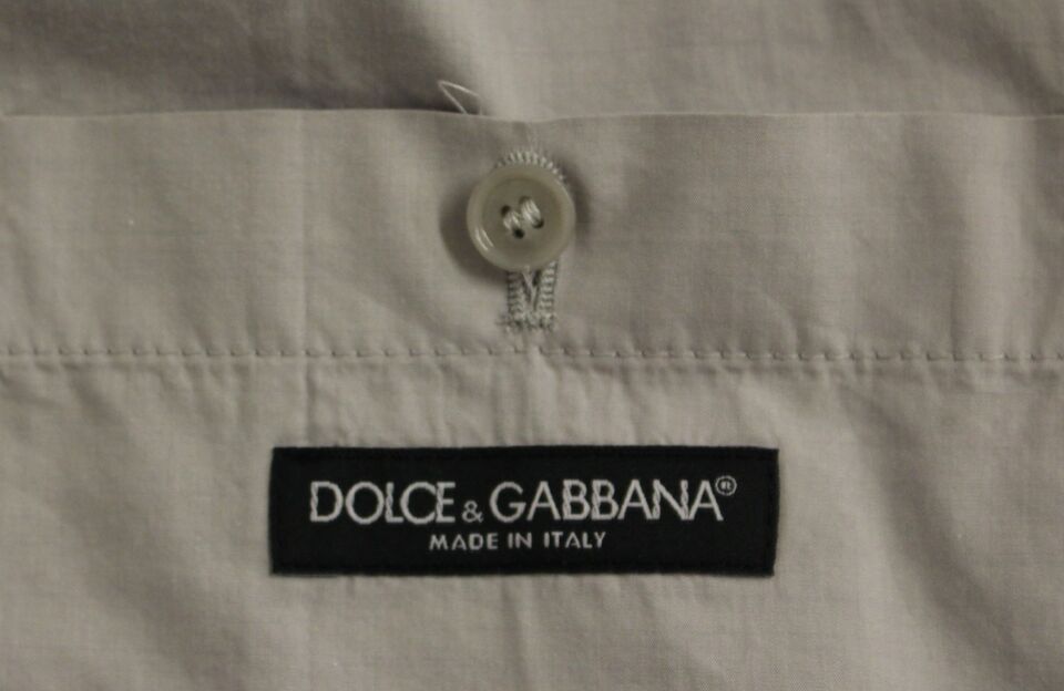 Dolce & Gabbana Chic Beige Enkeltradet Kjolevest