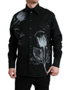 Dolce & Gabbana Elegant Blomsterprint Skjorte