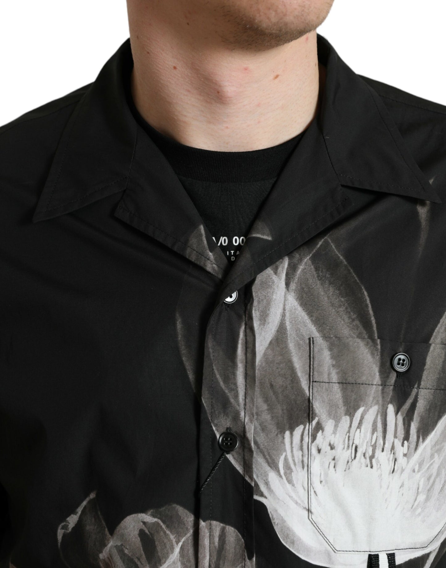 Dolce & Gabbana Blomster Elegance Skjorte med Knapper