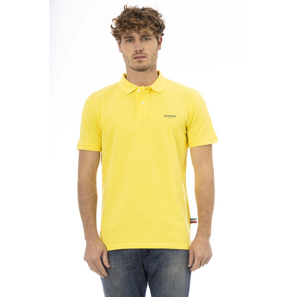 Baldinini Trend Gul Bomuld Herre Poloshirt