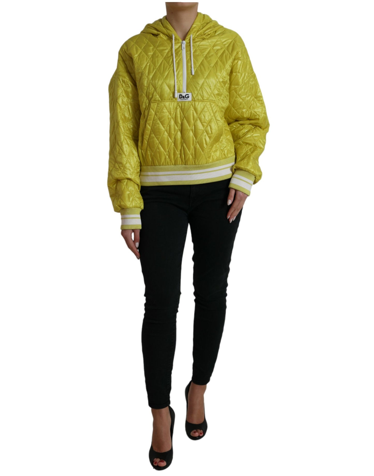 Dolce & Gabbana Radiant Yellow hættejakke