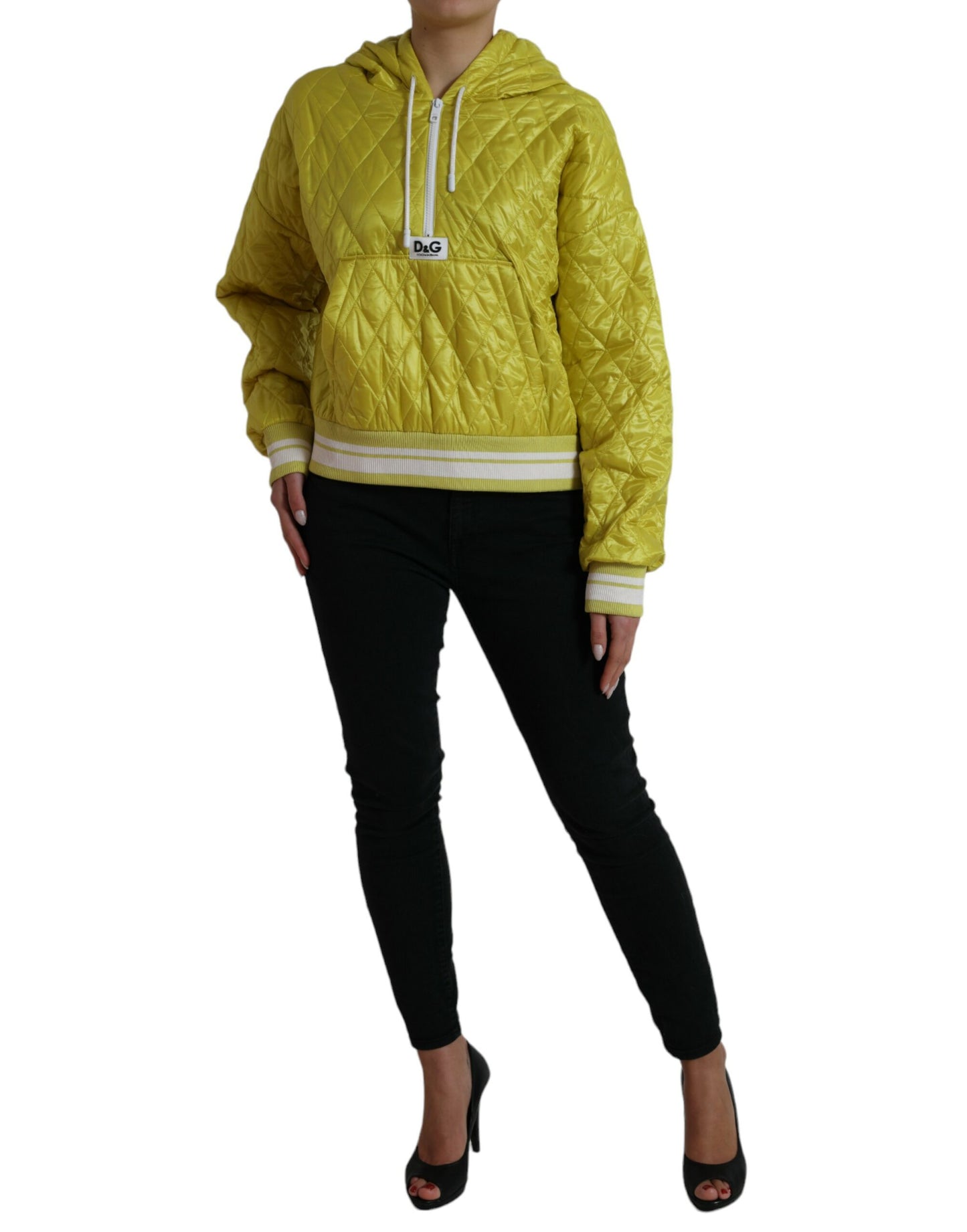 Dolce & Gabbana Radiant Yellow hættejakke