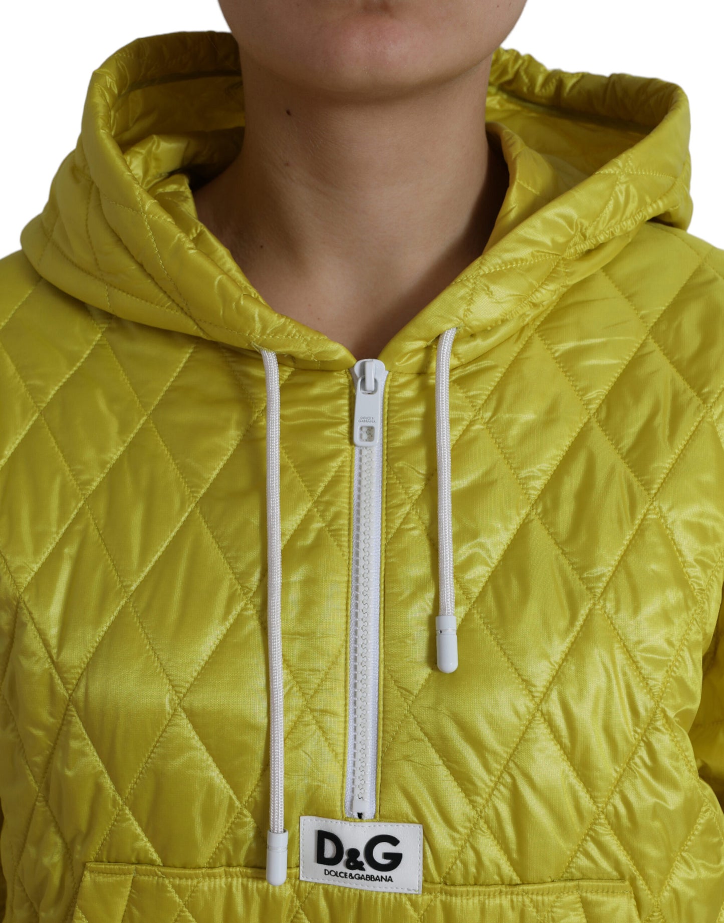Dolce & Gabbana Radiant Yellow hættejakke
