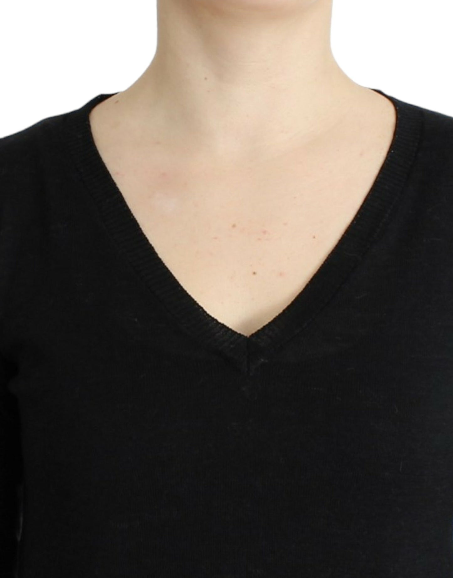 Costume National Elegant V-hals Letvægts Sweater