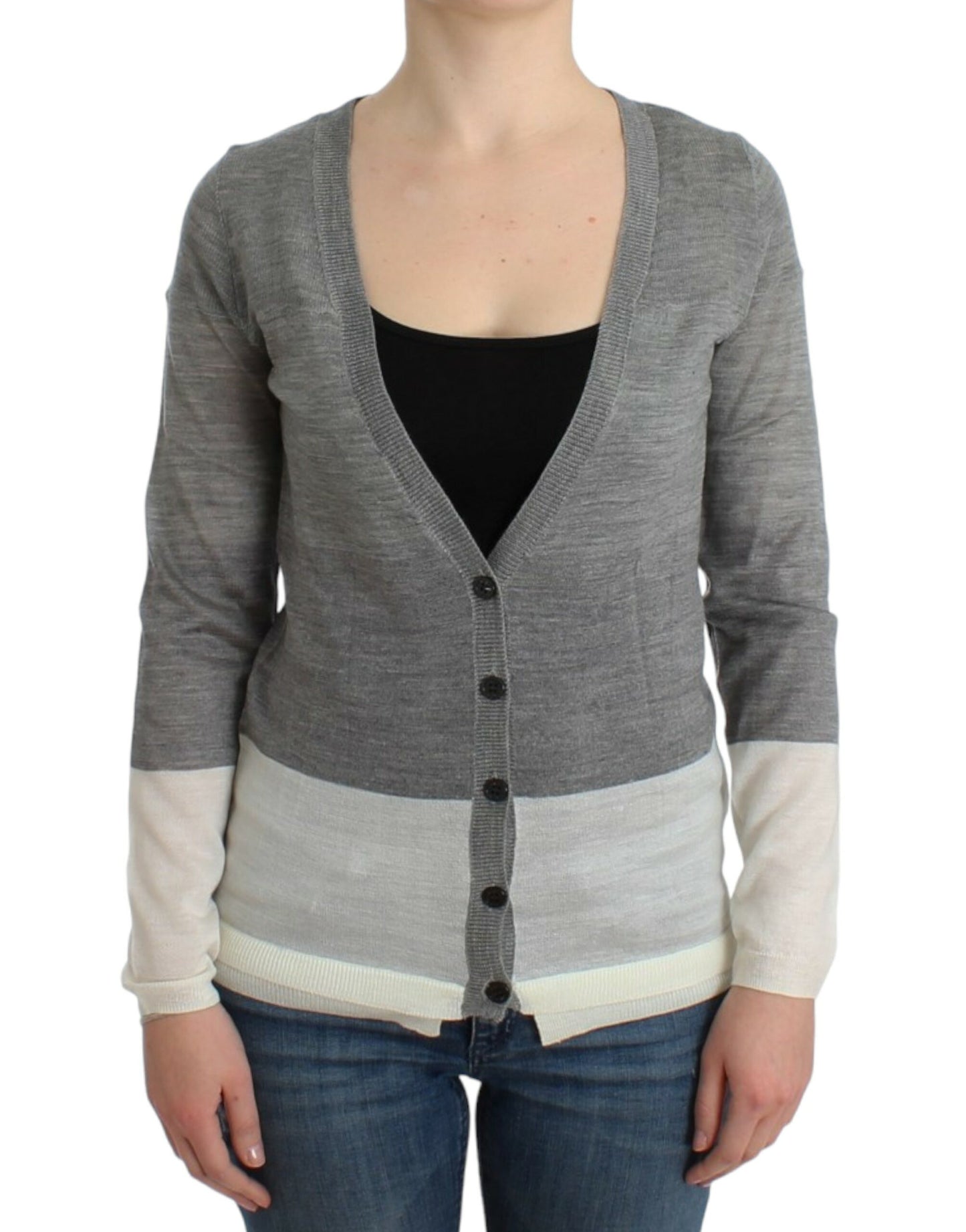 Costume National Chic Grå Let Cardigan
