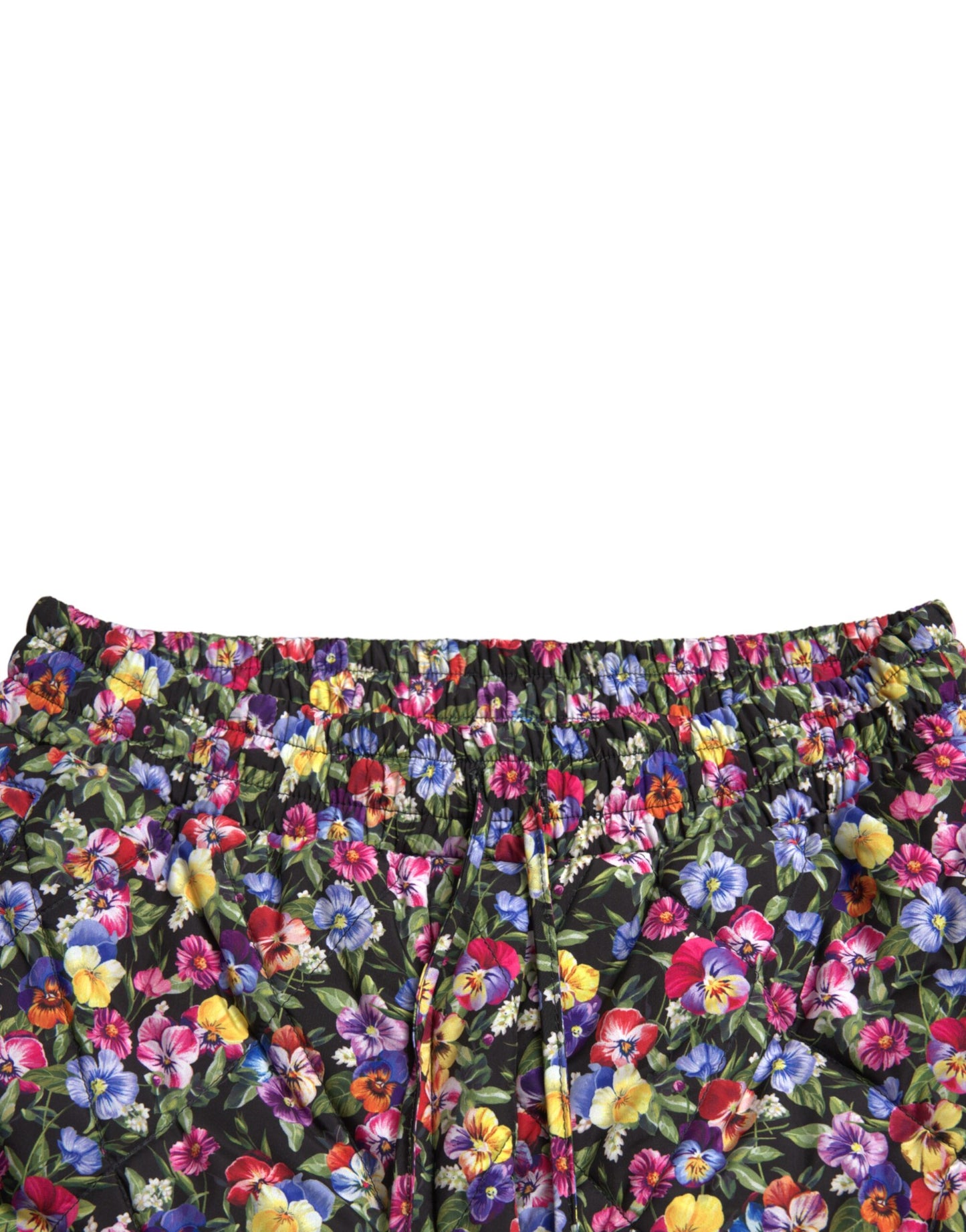 Dolce & Gabbana Vibrerende højtaljede blomstershorts