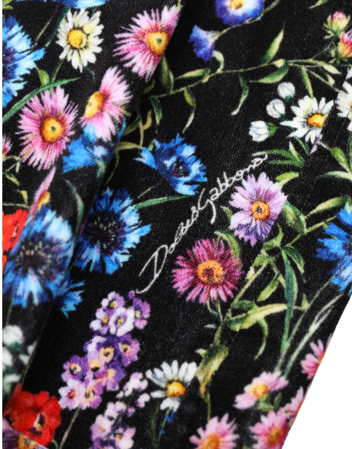 Dolce & Gabbana Chic Blomsterprintede Hotpants Shorts med Høj Talje